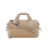 reisenthel Allrounder M Duffel Mix Caramel - Reisetasche mit 18l Volumen aus recycelten PET-Flaschen - Hochwertig und bequem - B 40 x H 33,5 x T 24 cm, MG6300