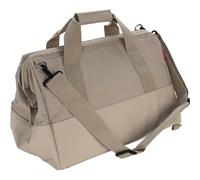 reisenthel Allrounder M Duffel Mix Stone - Reisetasche mit 18l Volumen aus recycelten PET-Flaschen - Hochwertig und bequem - B 40 x H 33,5 x T 24 cm, MG7301