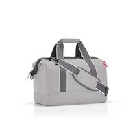 reisenthel Allrounder M Herringbone Grey - Vielfältige Doktortasche zum Reisen, für die Arbeit oder Freizeit - Mit funktional-stylischem Design