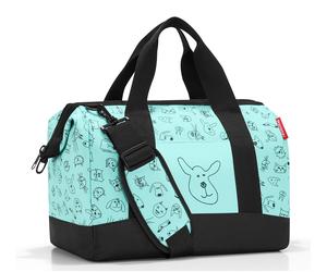 reisenthel allrounder M kids Reisetasche Tasche Sporttasche cats and dogs mint grün IX4062