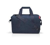 Reisenthel Reisetasche 18 Liter ALLROUNDER M TWIST NAVY, 42 x 33 cm - Blau - Polyester - wasserabweisend - abnehmbarer Schultergurt