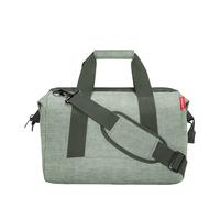 Reisenthel Reisetasche 18 Liter ALLROUNDER M TWIST SAGE, 42 x 33 cm - Grün - Polyester - wasserabweisend - abnehmbarer Schultergurt