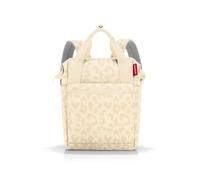 reisenthel allrounder R leo vanilla - Rucksack und Tragetasche in einem - Mit Stecklasche für Reisetrolleys