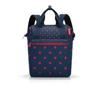 reisenthel allrounder R mixed red dots - Rucksack und Tragetasche in einem - Mit Stecklasche für Reisetrolleys