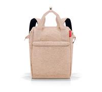 Reisenthel Allrounder R Rucksack und Tragetasche in einem Mit Stecklasche f?r Reisetrolleys, Farbe:Twist Coffee