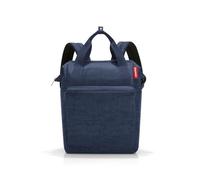 reisenthel allrounder R twist navy - Rucksack und Tragetasche in einem - Mit Stecklasche für Reisetrolleys