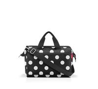 reisenthel allrounder S pocket dots white - Doktortasche für Reise, Arbeit und Freizeit - Mit praktischer Trolley-Aufsteckfunktion