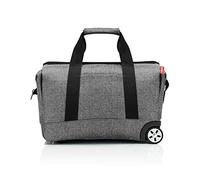 reisenthel Allrounder Trolley Twist Silver Vielseitige Reisetasche auf Rollen für Reisen, Arbeit oder Freizeit 2-stufiger Teleskopgriff, 2 leichtgängige Rollen