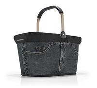 reisenthel Angebot Einkaufskorb carrybag Plus passendes Cover Sichtschutz Abdeckung (frame jeans dark grey)