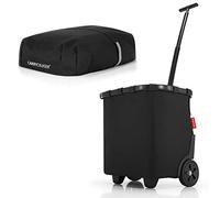 reisenthel Angebot Einkaufstrolley carrycruiser Plus gratis Cover Abdeckung und Sichtschutz! (Frame Black/Black)