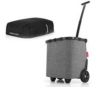 reisenthel Angebot Einkaufstrolley carrycruiser Plus gratis Cover Abdeckung und Sichtschutz! (Twist Silver)