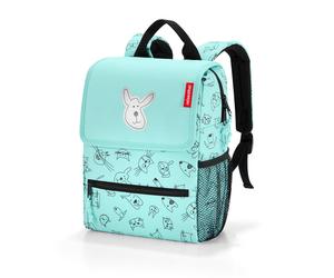 Reisenthel backpack kids cats and dogs mint