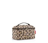 reisenthel beautycase - quadratischer Kulturbeutel, Gepäckorganisator, Kosmetiktasche, Couleur:Leo Macchiato