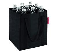 Reisenthel Bottle Bottlebag black, Schwarz, Textil, Uni, 24x28x24 cm, faltbar, Freizeit, Koffer & Taschen, Einkaufstaschen