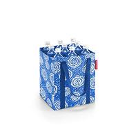 reisenthel bottlebag batik blue - 9 Fächer, einfaches Recycling der Flaschen, Tragegurte