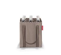 Reisenthel - bottlebag herringbone mokka braun/beige