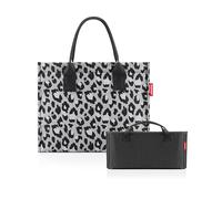 reisenthel Bundle Daily Shopper Leo Nero + Organizer Black - Funktionelle Tasche mit Organizer-Kombination: Schluss mit Taschenchaos - mit praktischen Fächern und Tragegriffen.