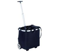 Reisenthel Carry-Cruiser Carrycruiser Black, Metall, 40 L, 42x47.5x32 cm, Innentasche, wasserabweisend, höhenverstellbarer Griff, Leichtlaufrollen, Freizeit, Koffer & Taschen, Einkaufstaschen