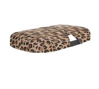 reisenthel carrybag cover leo macchiato - Schutzhülle für Einkaufstaschen, einfach zu platzierendes Gummiband, Befestigung am Griffgelenk, hochwertiges Polyester, wasserabweisend