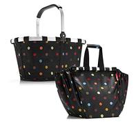 reisenthel Carrybag Einkaufskorb Einkaufstasche Easybag Shoppingtasche Korb Falttasche Einkaufskorb Picknickkorb Shoppingbag Klappkorb (dots)