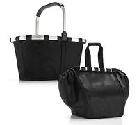 reisenthel Carrybag Einkaufskorb Einkaufstasche Easybag Shoppingtasche Korb Falttasche Einkaufskorb Picknickkorb Shoppingbag Klappkorb (black)