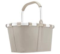 Einkaufskorb carrybag by reisenthel - stylischer Shopping Korb im Fischgrätenmuster - herringbone sand M beige