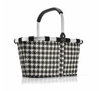 reisenthel carrybag Fifties Black - Stabiler Einkaufskorb mit viel Stauraum und praktischer Innentasche - Elegantes und wasserabweisendes Design