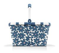 reisenthel carrybag frame daisy blue Stabiler Einkaufskorb mit viel Stauraum und praktischer Innentasche Elegantes und wasserabweisendes Design
