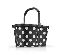 reisenthel carrybag frame dots white - Stabiler Einkaufskorb mit viel Stauraum und praktischer Innentasche - Elegantes und wasserabweisendes Design