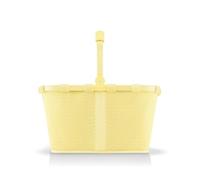 reisenthel carrybag frame mesh lemon - Stabiler Einkaufskorb mit viel Stauraum und praktischer Innentasche - Elegantes und wasserabweisendes Design