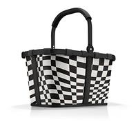 reisenthel carrybag frame op-art - Stabiler Einkaufskorb mit viel Stauraum und praktischer Innentasche - Elegantes und wasserabweisendes Design