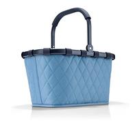reisenthel carrybag frame rhombus blue Stabiler Einkaufskorb mit viel Stauraum und praktischer Innentasche Elegantes und wasserabweisendes Design