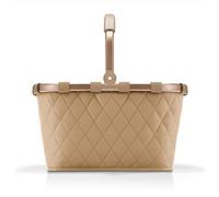 reisenthel carrybag frame rhombus ginger Stabiler Einkaufskorb mit viel Stauraum und praktischer Innentasche Elegantes und wasserabweisendes Design