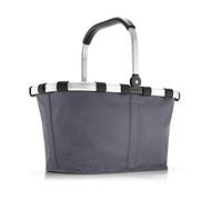 reisenthel carrybag Graphite - Stabiler Einkaufskorb mit viel Stauraum und praktischer Innentasche - Elegantes und wasserabweisendes Design
