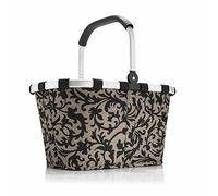 reisenthel carrybag in Baroque Taupe - Stabiler Einkaufskorb mit viel Stauraum und praktischer Innentasche - Elegantes und wasserabweisendes Design
