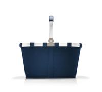 reisenthel carrybag in Dunkelblau - Stabiler Einkaufskorb mit viel Stauraum und praktischer Innentasche - Elegantes und wasserabweisendes Design