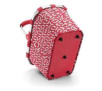 reisenthel carrybag in Signature Rot - Stabiler Einkaufskorb mit viel Stauraum und praktischer Innentasche - Elegantes und wasserabweisendes Design