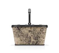 reisenthel carrybag jacquard brown - Stabiler Einkaufskorb mit viel Stauraum und praktischer Innentasche - Elegantes und wasserabweisendes Design