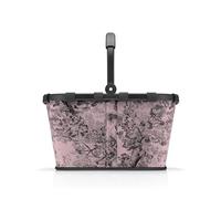 reisenthel carrybag jacquard rose - Stabiler Einkaufskorb mit viel Stauraum und praktischer Innentasche - Elegantes und wasserabweisendes Design