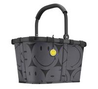 Reisenthel carrybag smiley grey - Einkaufskorb - 22 Liter - smiley grey grau-schwarz