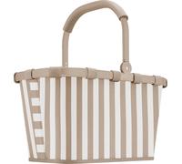 Reisenthel Carrybag SUMMERSTRIPES COFFEE B/H/T ca. 48,00x29,00x28,00 weiss/braun 0.00