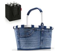 reisenthel carrybag Tasche Korb jeans classic blue BK4063S + Bottlebag