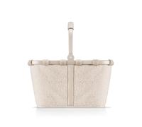 reisenthel carrybag teddy sand - Stabiler Einkaufskorb mit viel Stauraum und praktischer Innentasche - Elegantes und wasserabweisendes Design