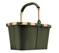 Reisenthel Carrybag Einkaufstasche 48 cm – Polyester/Metall – mit Innentasche, wasserabweisend – Grün