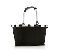 reisenthel carrybag XS Black- Kleiner Stabiler Korb im XS Format Kleiner Variante der Einkaufsikone praktische Innentasche - Elegantes, wasserabweisendes Design