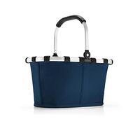 reisenthel carrybag XS dark blue - Stabiler Einkaufskorb mit praktischer Innentasche - Elegantes und wasserabweisendes Design