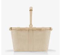 reisenthel carrybag XS frame cord sand - Stabiler Einkaufskorb mit praktischer Innentasche - Elegantes und wasserabweisendes Design