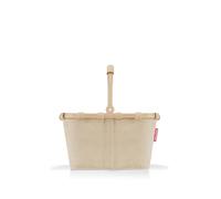 reisenthel carrybag XS frame cord sand - Stabiler Einkaufskorb mit praktischer Innentasche - Elegantes und wasserabweisendes Design