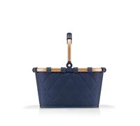 reisenthel carrybag XS Frame Rhombus Midnight Gold - Kleiner Stabiler Korb im XS Format Kleiner Variante der Einkaufsikone praktische Innentasche - Elegantes, wasserabweisendes Design