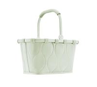 reisenthel carrybag XS puffer iced matcha - Stabiler Einkaufskorb mit praktischer Innentasche - Elegantes und wasserabweisendes Design